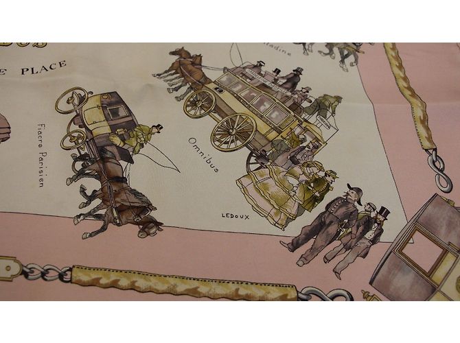 Hermès Omnibus und Voitures de Place Pink Weiß - Ansicht 4