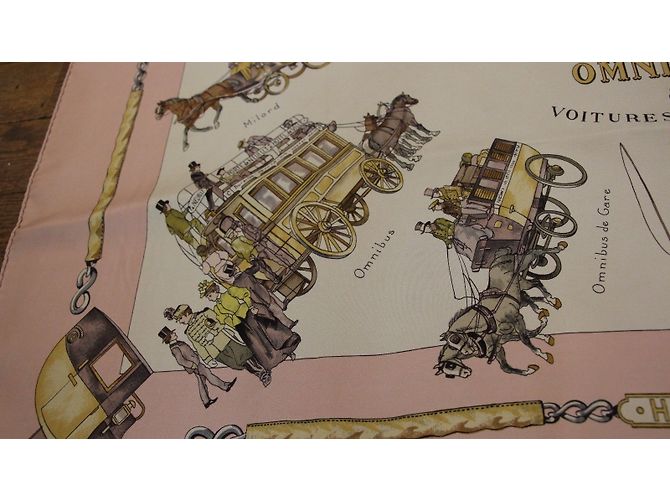 Hermès Omnibus und Voitures de Place Pink Weiß - Ansicht 5