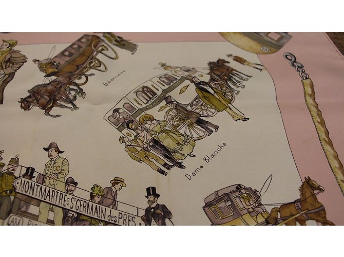 Hermès Omnibus und Voitures de Place Pink Weiß - Ansicht 6