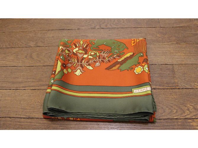 Hermès Tally-Ho Kollektion Grün Orange - Ansicht 10