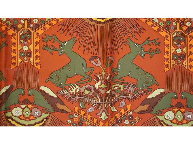 Hermès Tally-Ho Kollektion Grün Orange - Ansicht 9