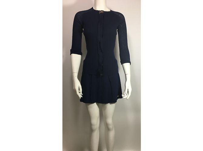 Louis Vuitton Collezione Cruise Spring Summer 2012 Blu navy - vista 3
