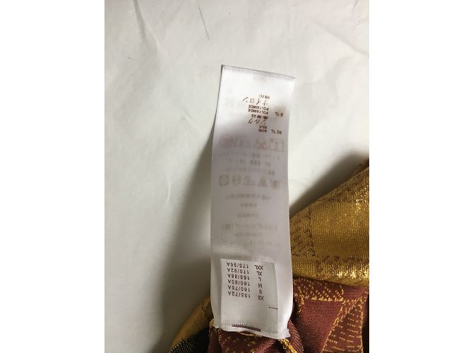 Top de punto de seda Louis Vuitton Dorado S - vista 11