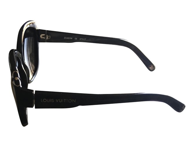 Louis Vuitton Sonnenbrille Schwarz - Ansicht 2
