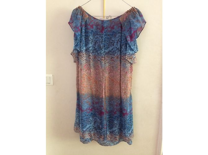Vestido sin mangas de seda Diane Von Furstenberg Multicolor - vista 4