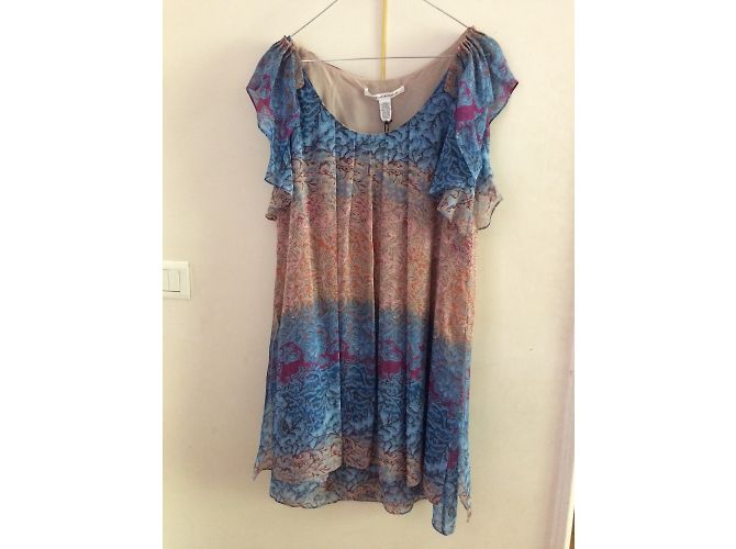 Vestido sin mangas de seda Diane Von Furstenberg Multicolor - vista 6