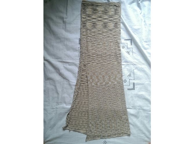 Falda larga con abertura Maje FRELON marrón beige viscosa Castaño - vista 4