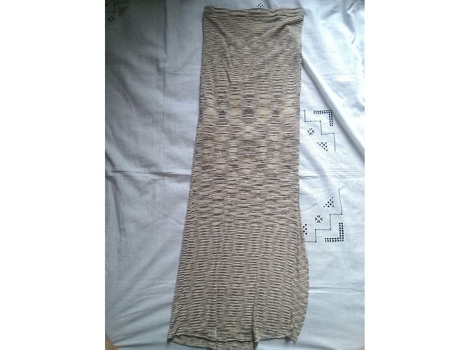 Falda larga con abertura Maje FRELON marrón beige viscosa Castaño - vista 6