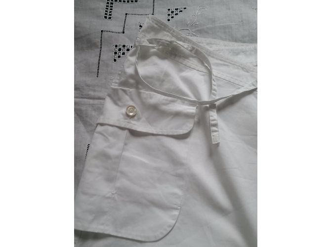 Saia envelope Sportmax de algodão branca Branco - vista 5