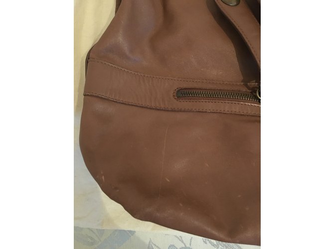 Gerard Darel Midday Midnight Ledertasche Hellbraun - Ansicht 11