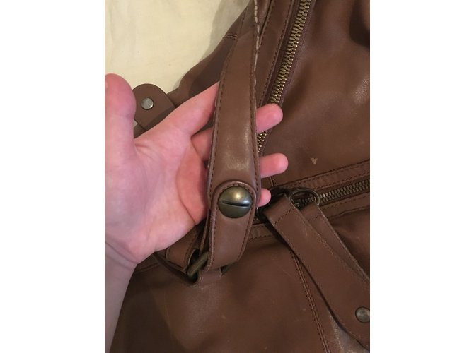 Gerard Darel Midday Midnight Ledertasche Hellbraun - Ansicht 12