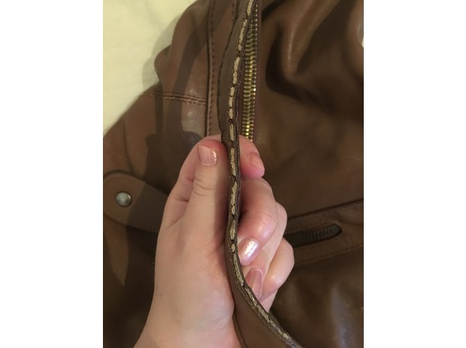 Gerard Darel Midday Midnight Ledertasche Hellbraun - Ansicht 13