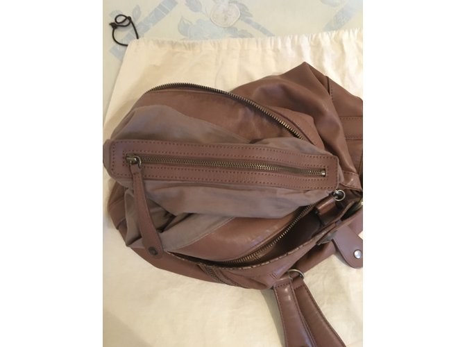 Gerard Darel Midday Midnight Ledertasche Hellbraun - Ansicht 17
