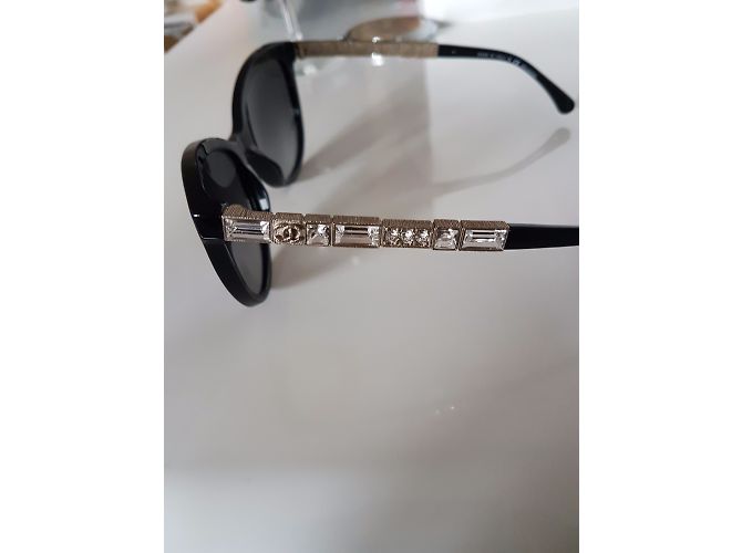 Chanel Sunglasses Black - view 6
