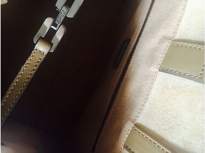 Borsa Fendi 2 jours in stingray taupe Stampa python - vista 12