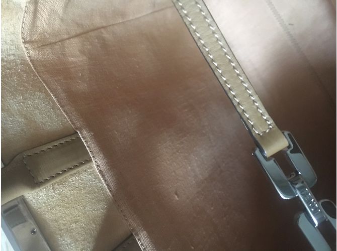 Borsa Fendi 2 jours in stingray taupe Stampa python - vista 13