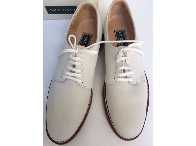 Ballerine Cole Haan Bucks in scamosciato avorio - vista 8