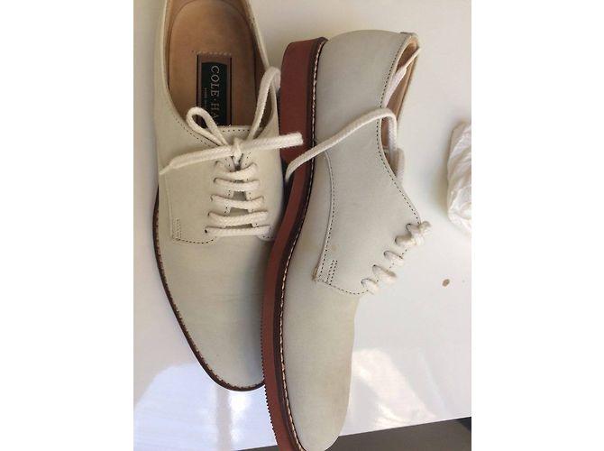 Ballerine Cole Haan Bucks in scamosciato avorio - vista 9