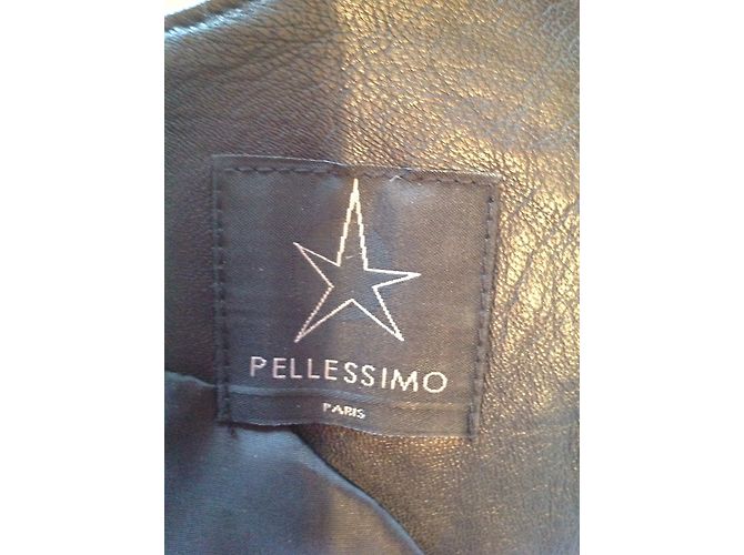 Pellessimo Kleid aus Lammleder Schwarz Größe 36 - Ansicht 3