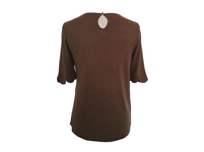 Top Maje Marrón de Jersey de Viscosa Castaño - vista 2