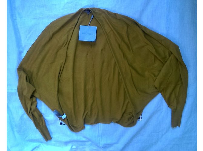 Uterque Bolero em seda e algodão muito macio Amarelo - vista 3