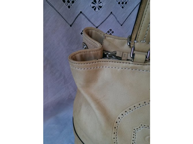 Borsa a mano Coach Hamptons Weekend in pelle - vista 4