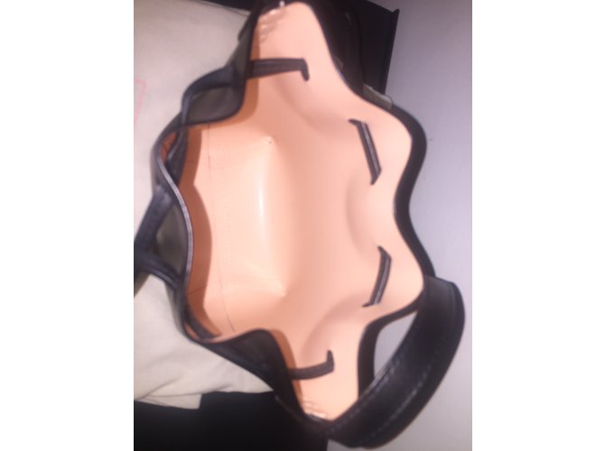 Borsa a secchiello mini Mansur Gavriel nera in pelle Nero - vista 3