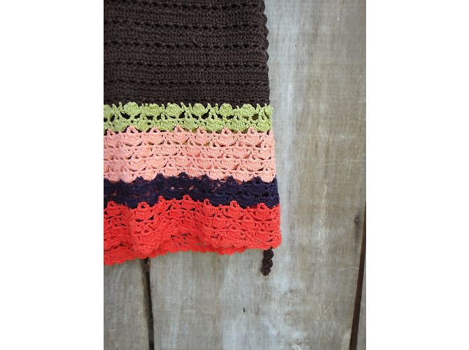 Top de crochet Tara Jarmon de algodón Multicolor - vista 9