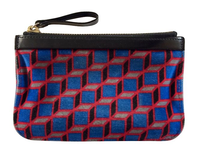 Pierre Hardy Piccolo Astuccio in Cotone e Pelle Multicolore - vista 2