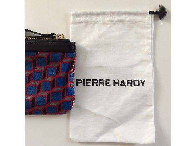 Pierre Hardy Piccolo Astuccio in Cotone e Pelle Multicolore - vista 4