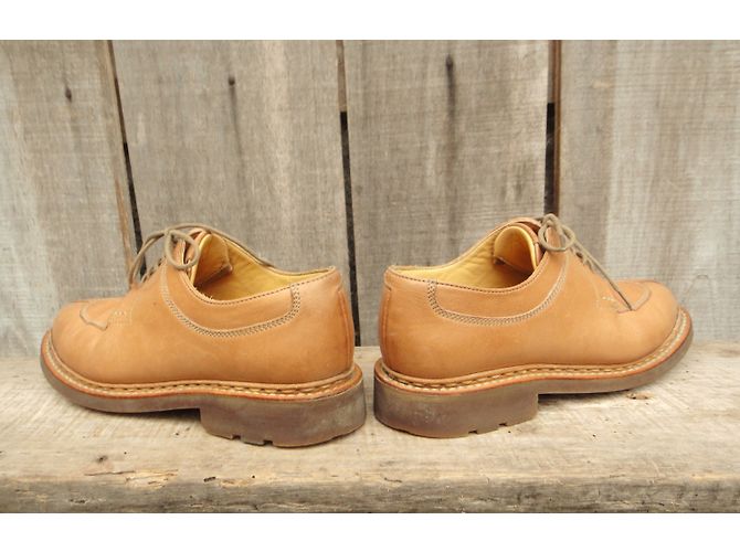 Derby Heschung Willow in pelle beige - vista 6