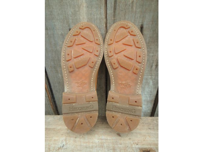 Derby Heschung Willow in pelle beige - vista 7