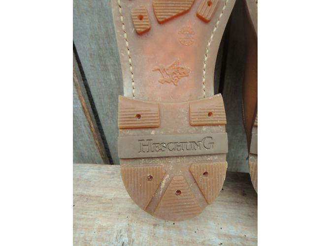Derby Heschung Willow in pelle beige - vista 8