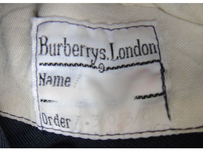Trench Burberry Blu Navy - vista 3