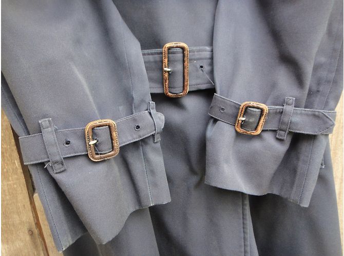 Trench Burberry Blu Navy - vista 7