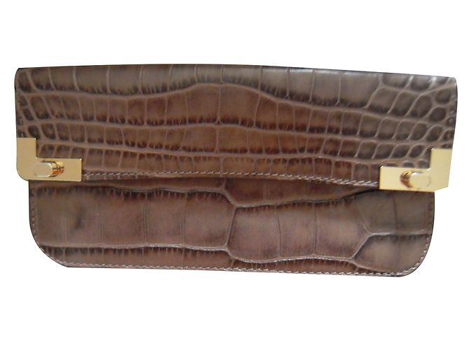 Borsa a mano Lancel L in pelle grigia Grigio - vista 2