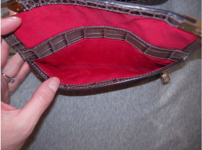 Borsa a mano Lancel L in pelle grigia Grigio - vista 6
