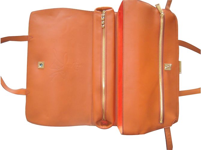 Borsa Lancel Dalisecret Daligram Beige Arancio Pelle Arancione - vista 2