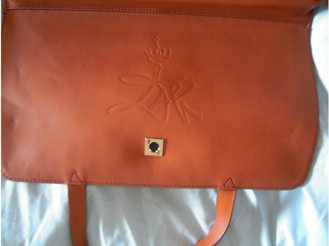 Borsa Lancel Dalisecret Daligram Beige Arancio Pelle Arancione - vista 3