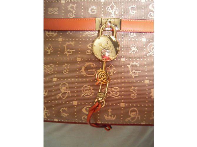 Borsa Lancel Dalisecret Daligram Beige Arancio Pelle Arancione - vista 4