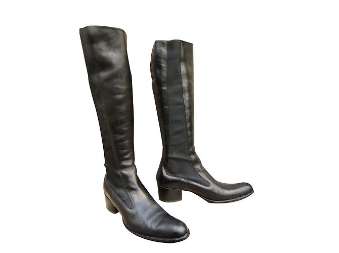 Botas de cuero Free Lance Neo 7 Oblique Negras Negro - vista 2