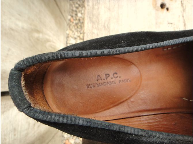 Mocassini Apc Neri in Pelle 42 Nero - vista 10