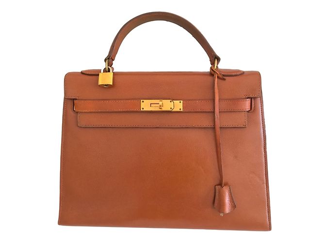 Hermès Kelly Marrón claro - vista 2