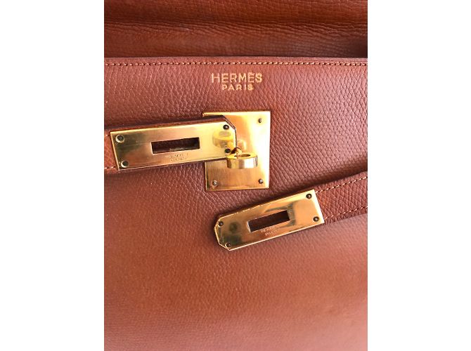 Hermès Kelly Marrón claro - vista 4