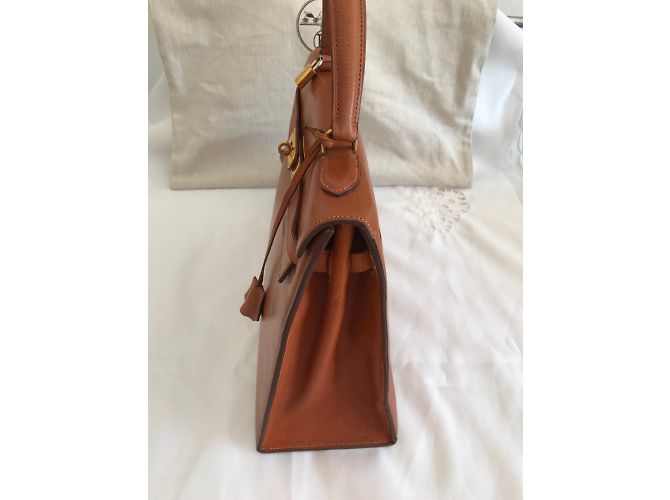 Hermès Kelly Marrón claro - vista 5