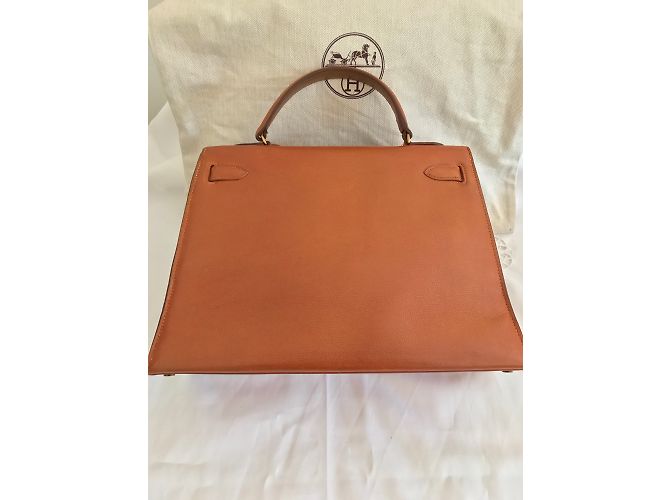 Hermès Kelly Marrón claro - vista 6