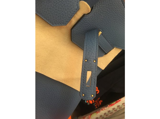 Hermès Birkin 35 Azul - vista 13