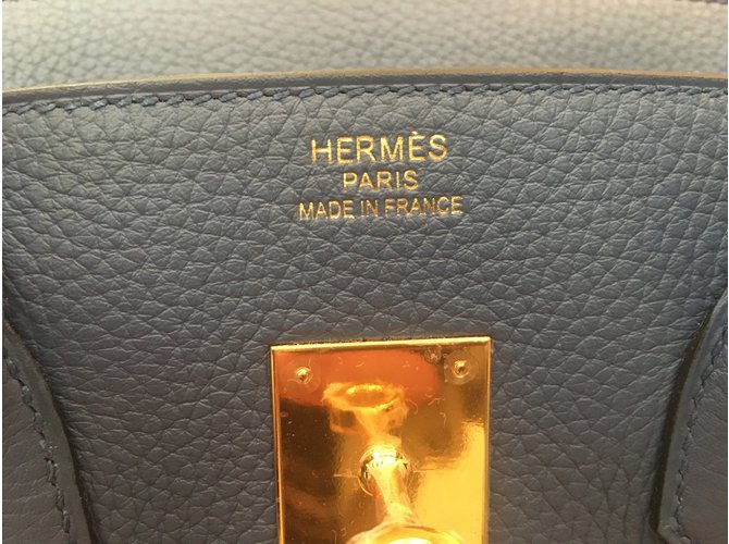 Hermès Birkin 35 Azul - vista 16