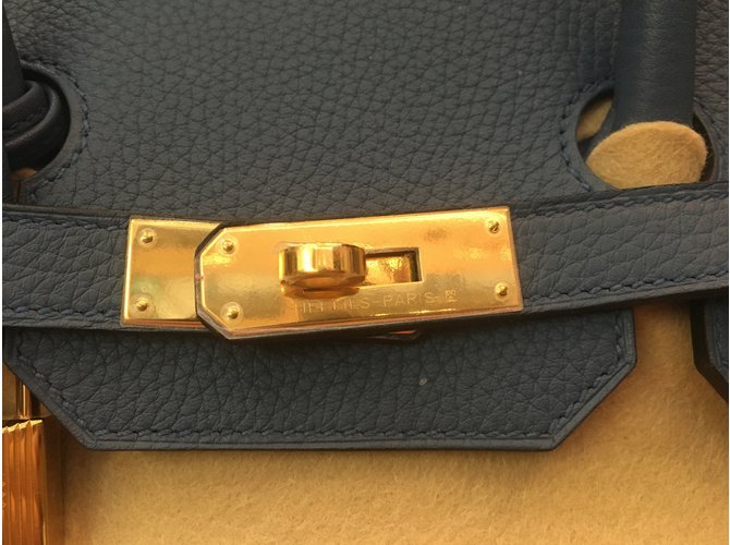 Hermès Birkin 35 Azul - vista 5