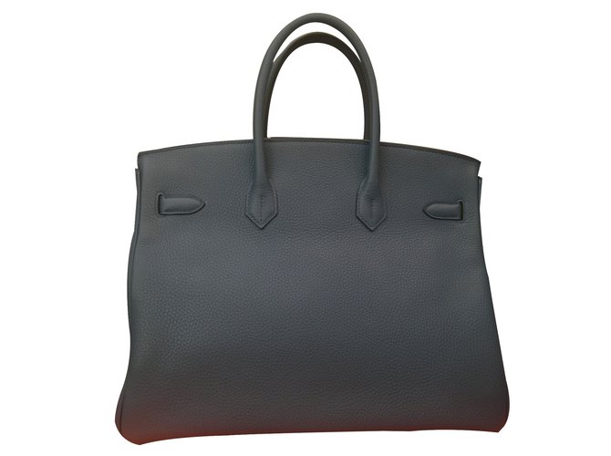 Hermès Birkin 35 Azul - vista 6